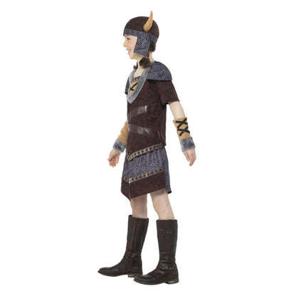 Viking Girl Costume Brown Child Warrior 2