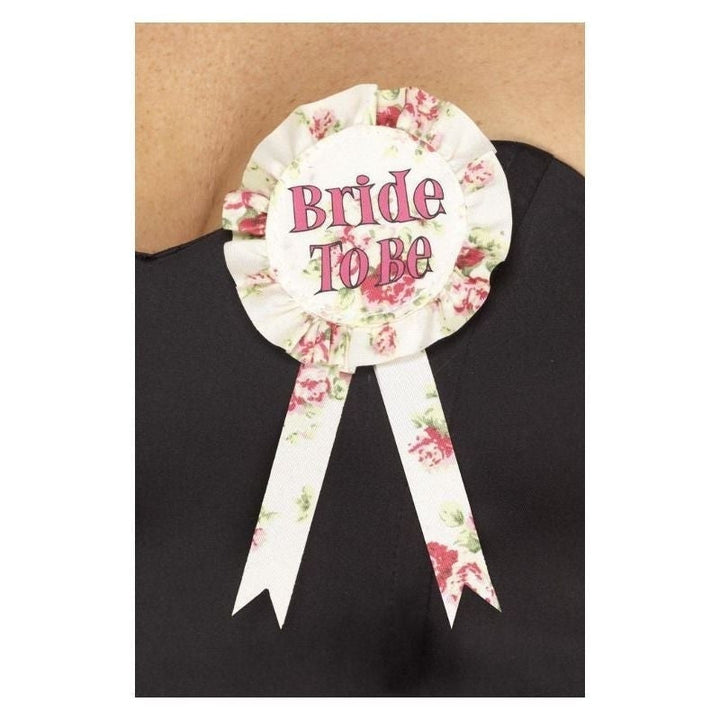 Size Chart Vintage Bride To Be Rosette Adult Multi