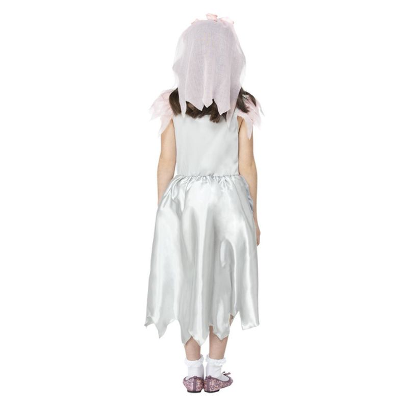 Vintage Ghost Bride Costume Child Pink Dress 2