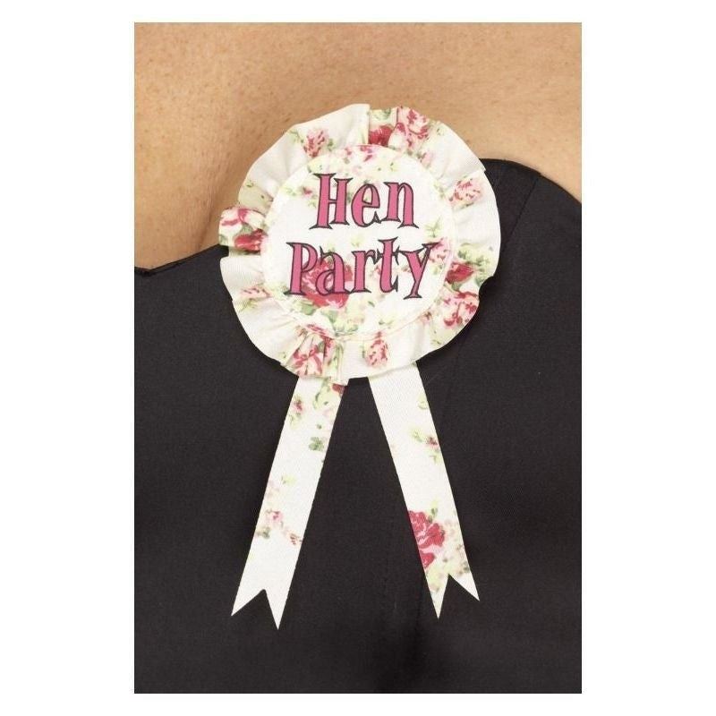 Vintage Hen Party Rosette Adult Multi 2