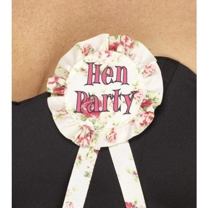 Vintage Hen Party Rosette Adult Multi 1