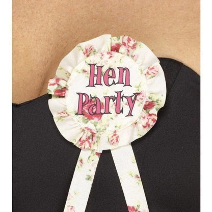 Vintage Hen Party Rosette Adult Multi 1