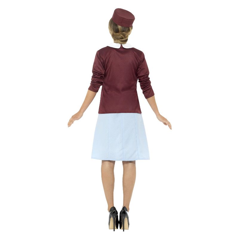 Vintage Nurse Costume Blue Dress Up 2