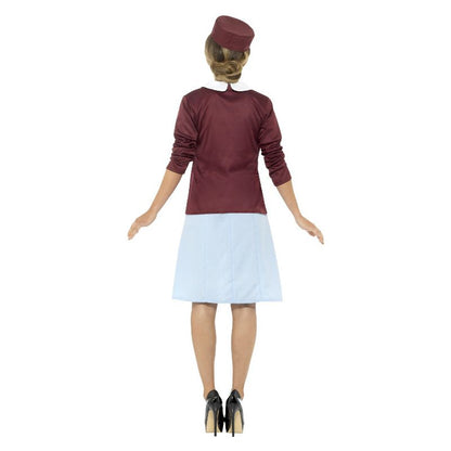 Vintage Nurse Costume Blue Dress Up 2