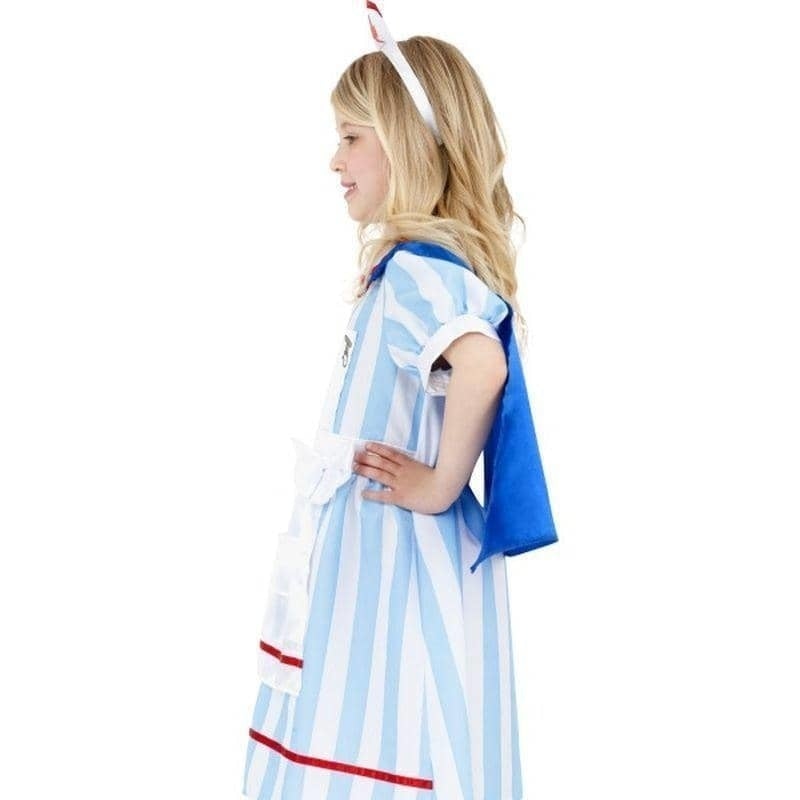 Vintage Nurse Costume Kids Blue White_2