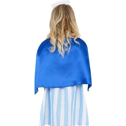 Vintage Nurse Costume Kids Blue White 3