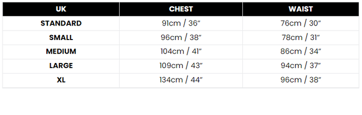 Size Chart Vision Mens Costume Classic Look WandaVision