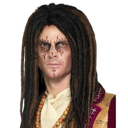 Voodoo Dreadlock Deluxe Wig Brown Adult Costume Hair 2