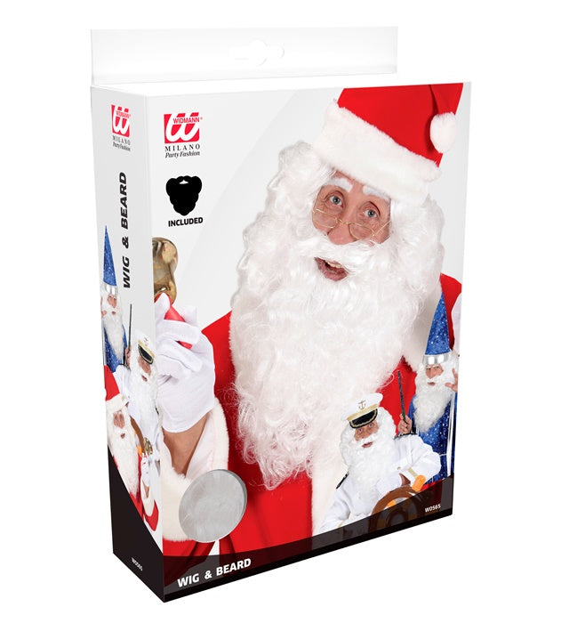 White Wig & Maxi Beard In Box