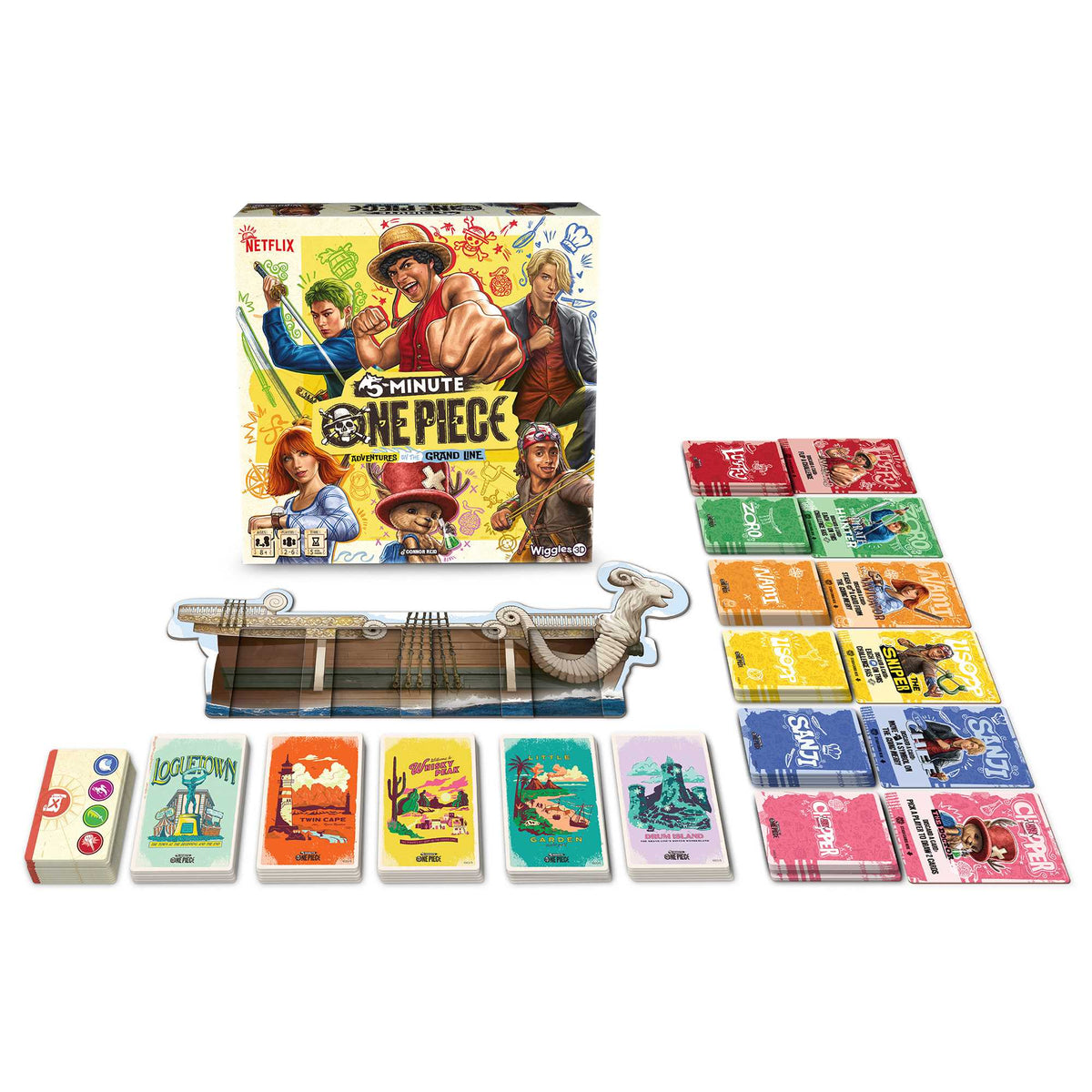 5 Minute One Piece Board Game by 3D Wiggles 4