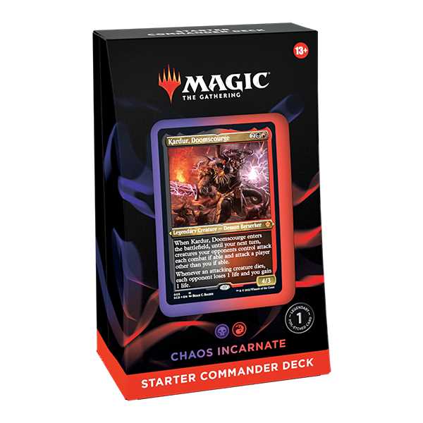 Magic the Gathering Evergreen Starter Commander Decks 2022 4