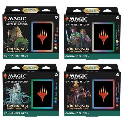 Magic the Gathering Lord O F the Rings Tales of Middle Earth Commander Deck Display 1