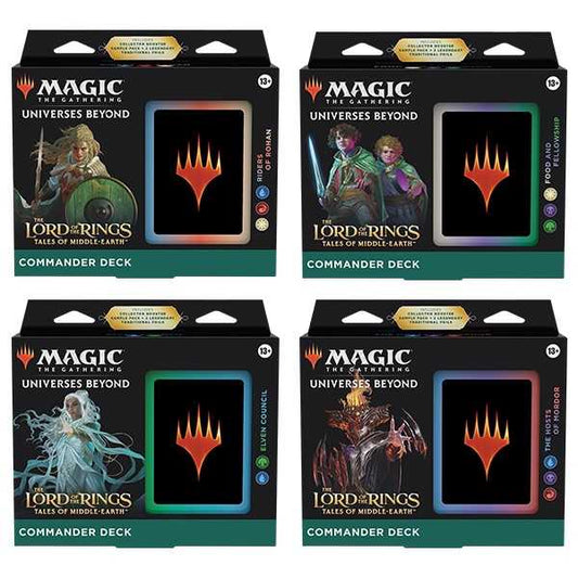 Magic the Gathering Lord O F the Rings Tales of Middle Earth Commander Deck Display 1