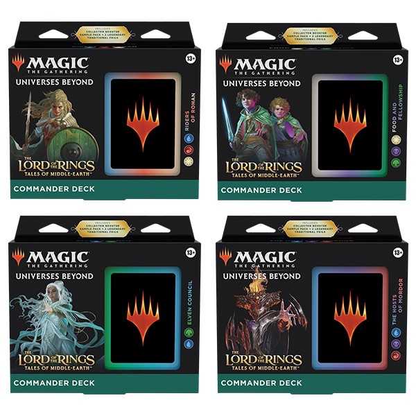 Magic: The Gathering - Lord o f the Rings: Tales of Middle-Earth Commander Deck Display