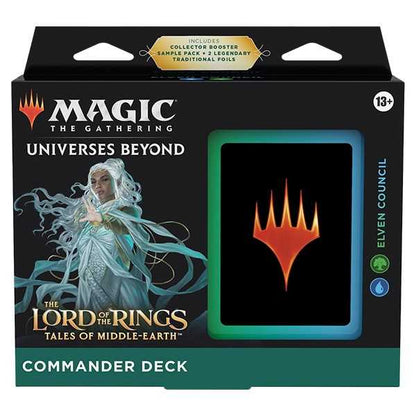Magic the Gathering Lord O F the Rings Tales of Middle Earth Commander Deck Display 4