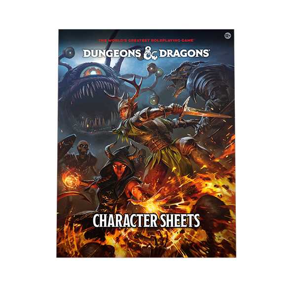 Character Sheets 2024 Dungeons and Dragons DDN VAT Roleplaying Game by Wizards of the Coast 1