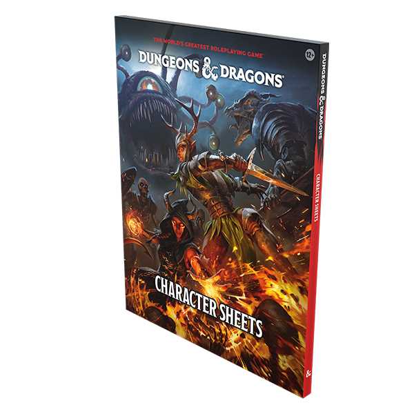 Character Sheets 2024 Dungeons and Dragons DDN VAT Roleplaying Game by Wizards of the Coast 4
