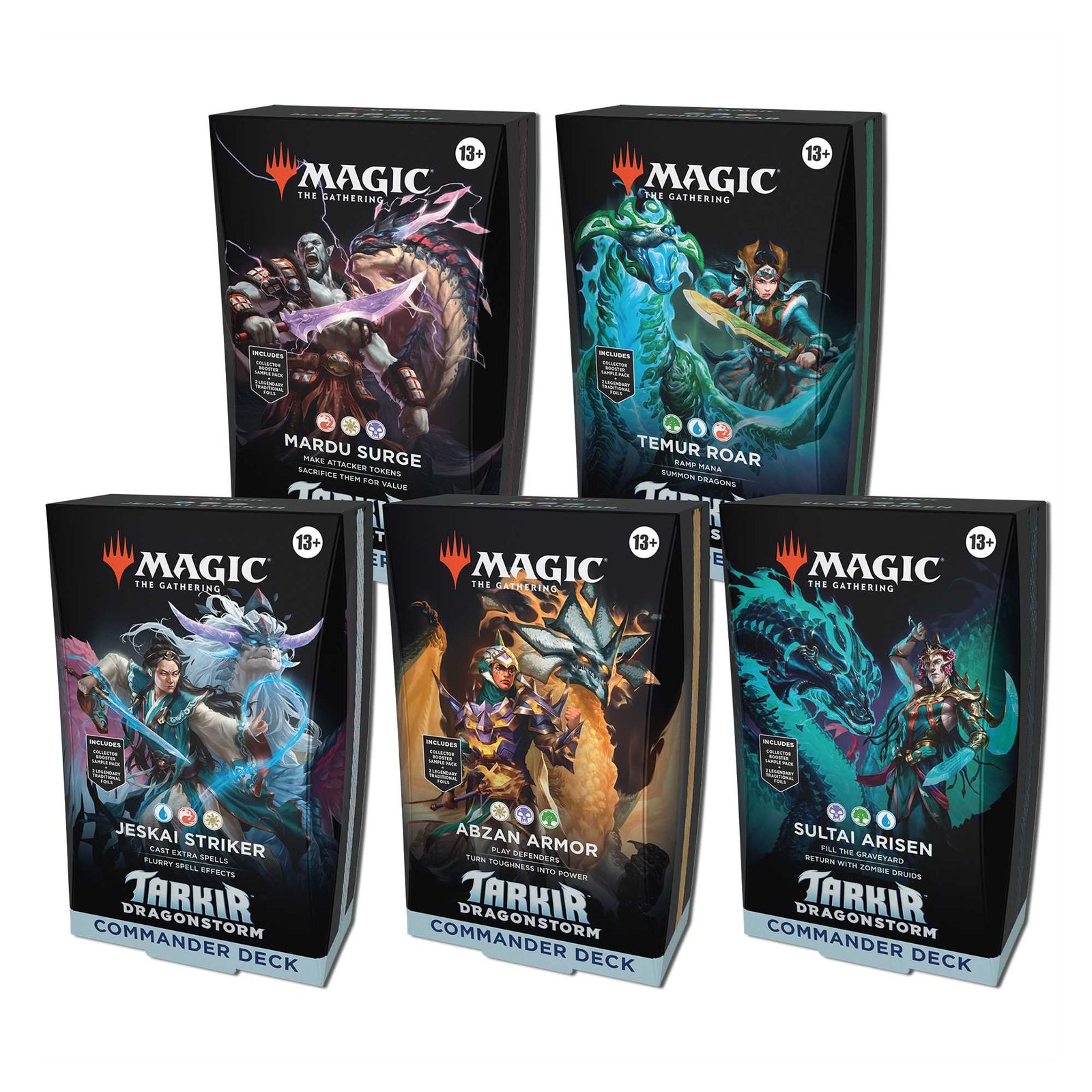 Magic the Gathering Tarkir Dragonstorm Commander Deck Deck Box 1