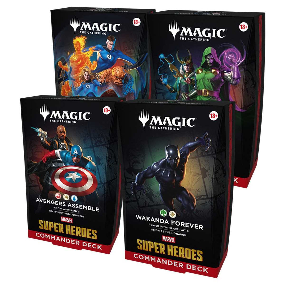 Magic the Gathering Marvel Super Heroes Commander Deck Card Game Expansion