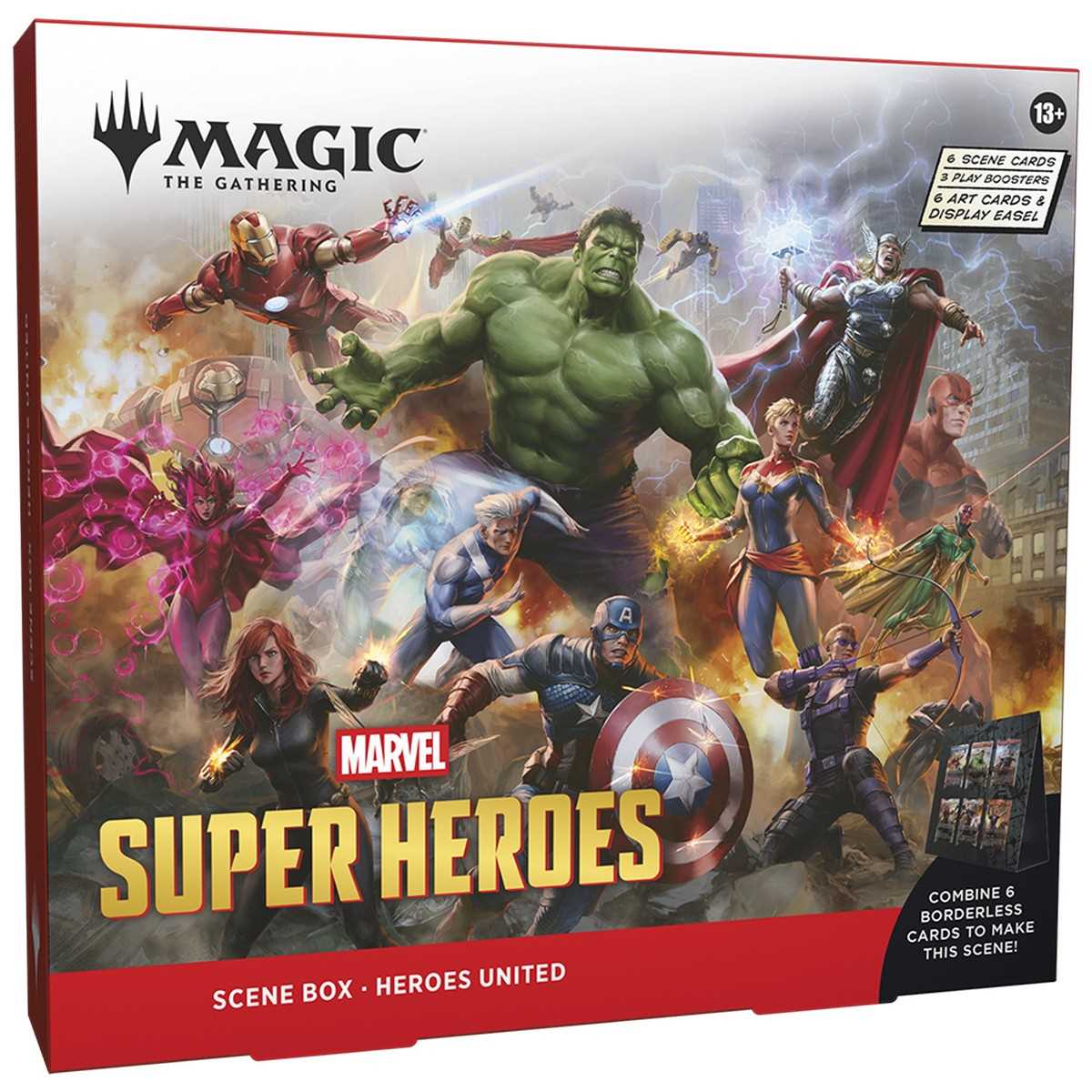 Magic the Gathering Marvel Super Heroes Scene Box Card Game Expansion