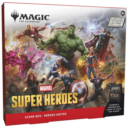 Magic the Gathering Marvel Super Heroes Scene Box Card Game Expansion