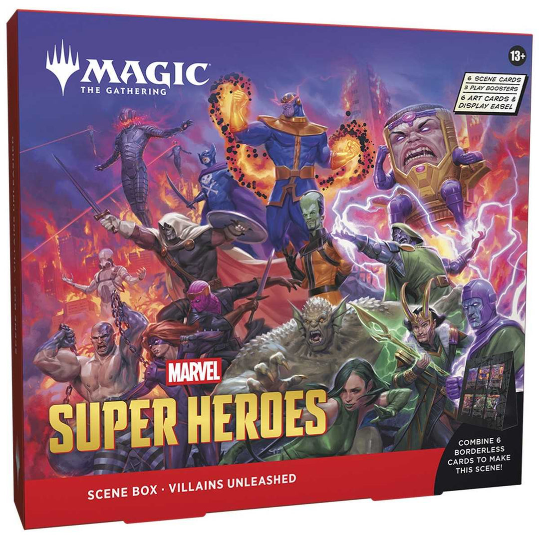 Magic the Gathering Marvel Super Heroes Scene Box Card Game Expansion