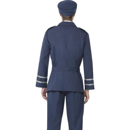 WW2 Air Force Captain Costume Adult Blue RAF 3