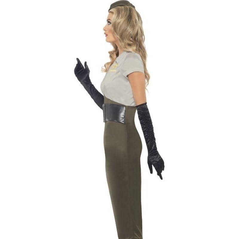 WW2 Army Pin Up Spice Darling Costume Adult Green 2