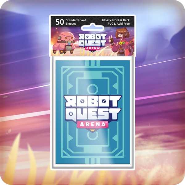 Robot Quest Arena Sleeves 50 Gaming Accessory by Wise Wizard 1
