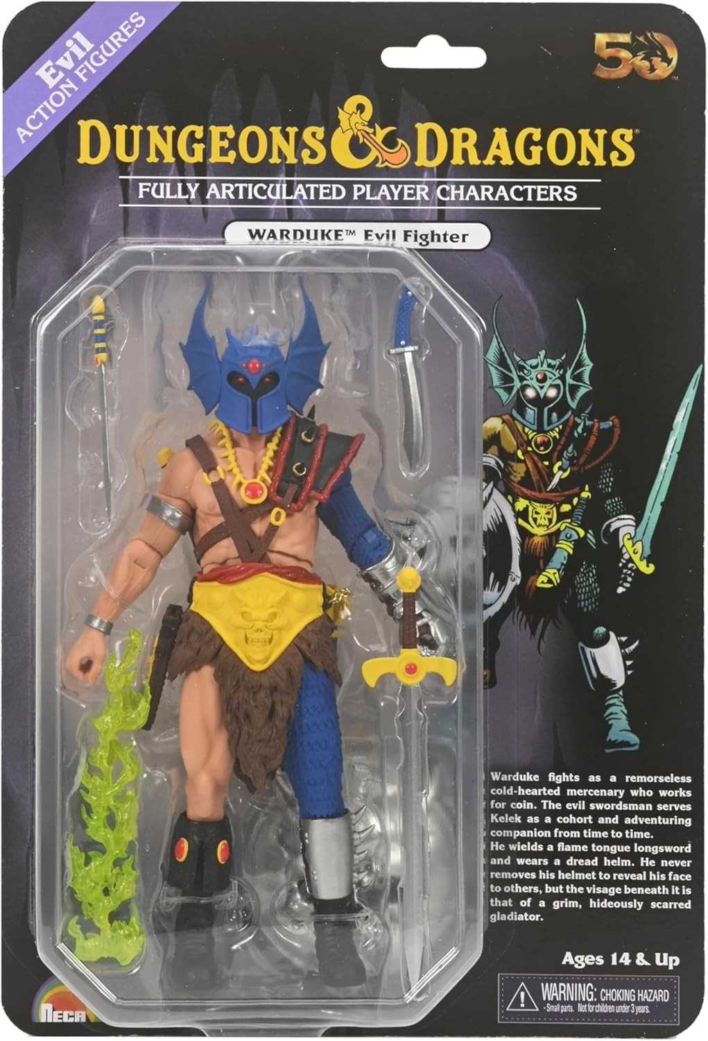 Dungeons & Dragons 7inch Scale Action Figure - Limited 50th Anniversary Edition Warduke Figure 1