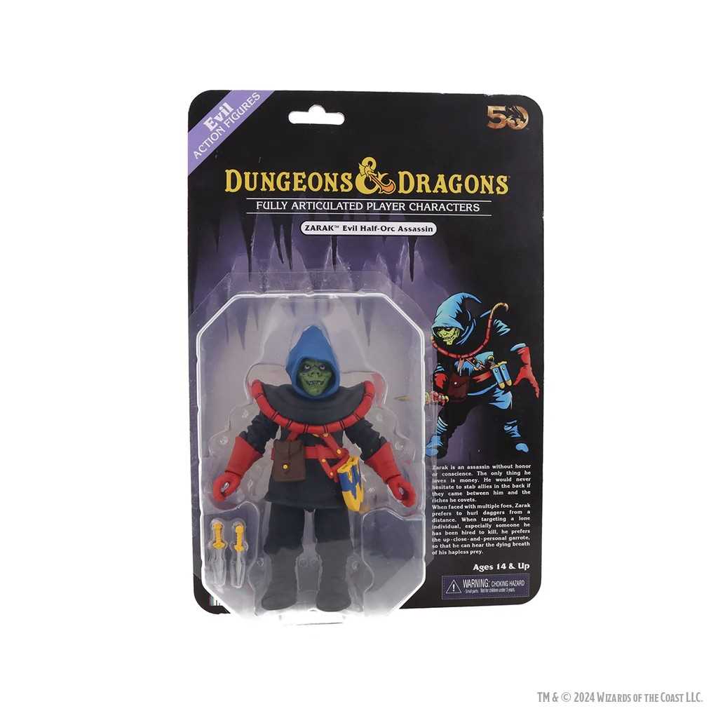 Limited 50th Anniversary Edition Zarak Figure Dungeons and Dragons 7inch Scale Action Figure Miniature Game by NECA 1