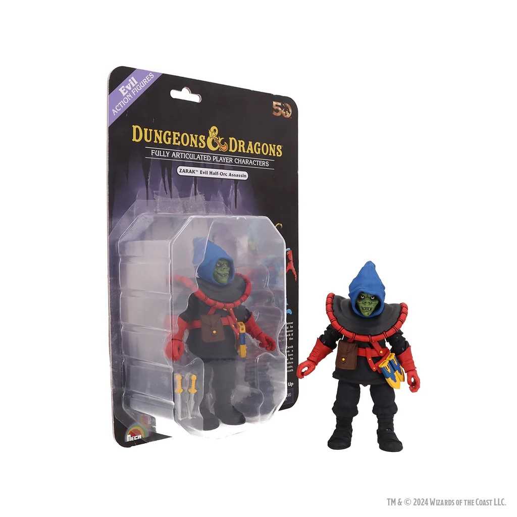 Limited 50th Anniversary Edition Zarak Figure Dungeons and Dragons 7inch Scale Action Figure Miniature Game by NECA 2