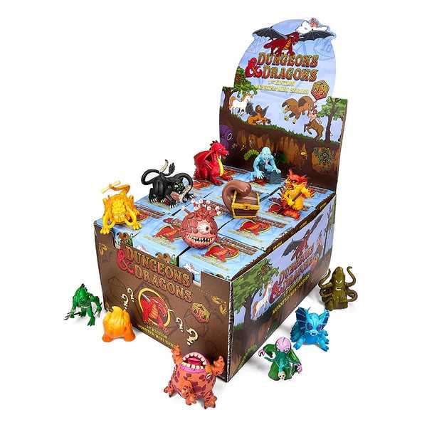 Dungeons and Dragons 3 Inch Vinyl Mini Monster Series 2 D and D 1E Display by Kidrobot 1