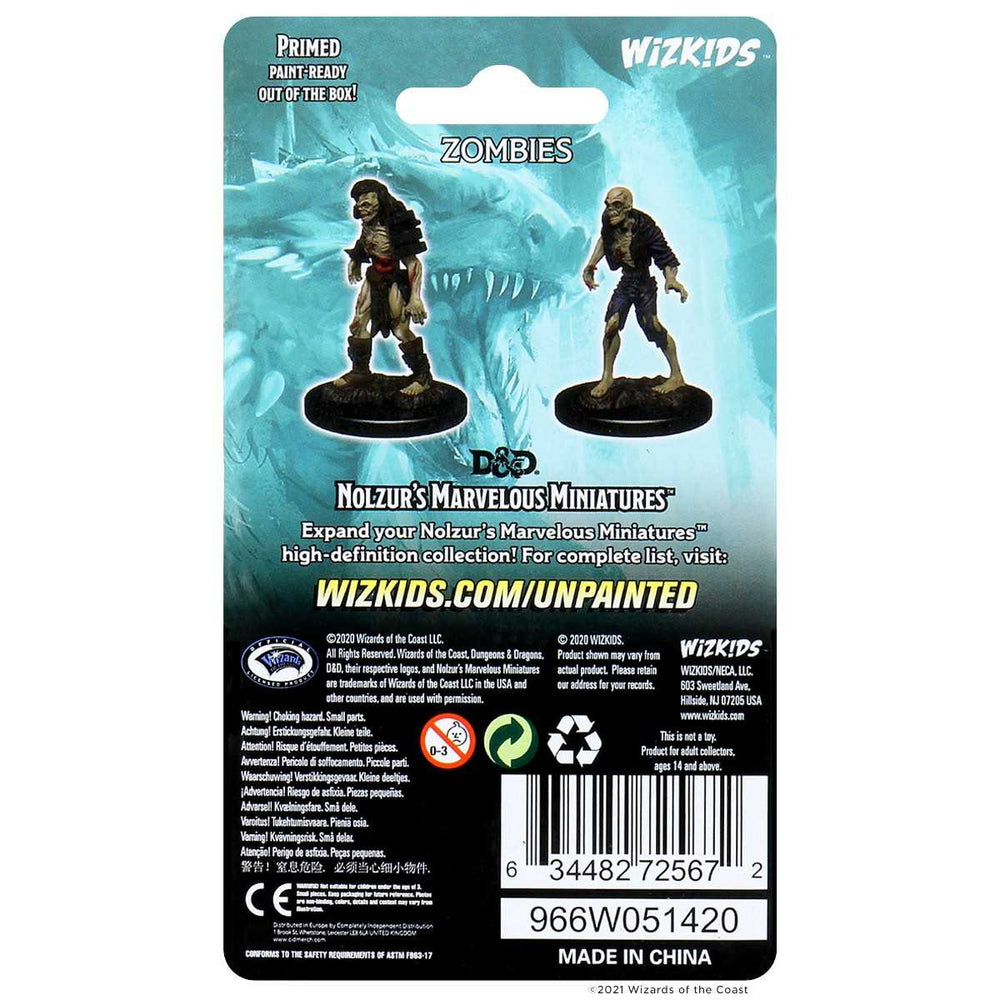 D&D Unpainted Miniatures: Zombies 2