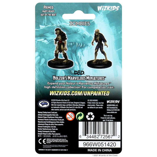 D&D Unpainted Miniatures: Zombies 2