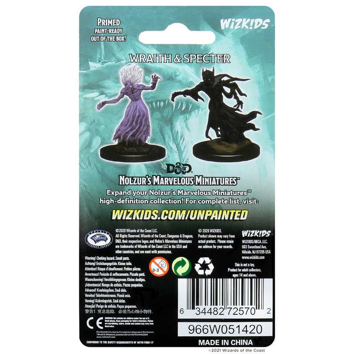Dungeons and Dragons Nolzurs Marvelous Miniatures Wraith and Specter Miniatures Game Accessory