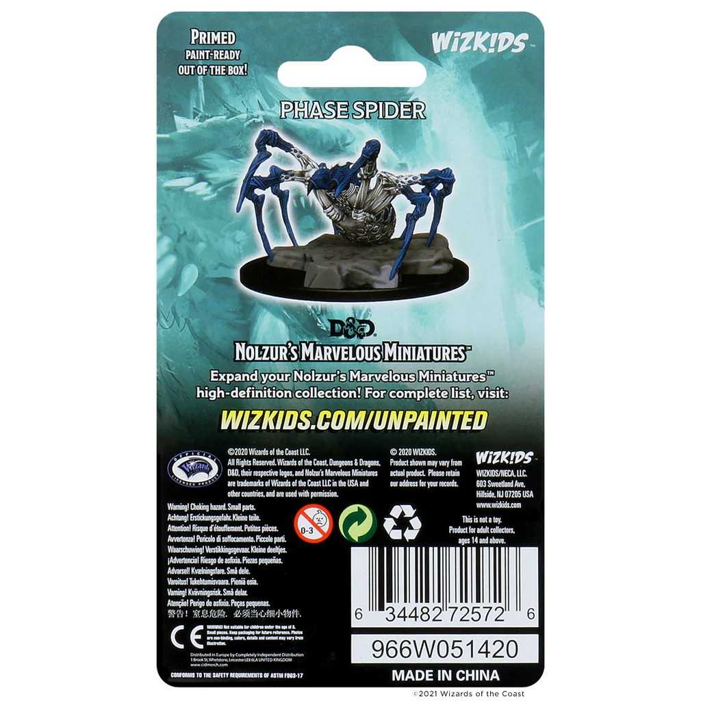 Dungeons and Dragons Nolzurs Marvelous Miniatures Phase Spider Miniatures Game Accessory