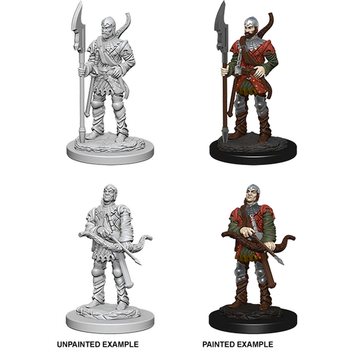 Town Guards Pathfinder Deep Cuts Unpainted Miniatures W4 100DEEP Miniature Game by Wiz Kids 1