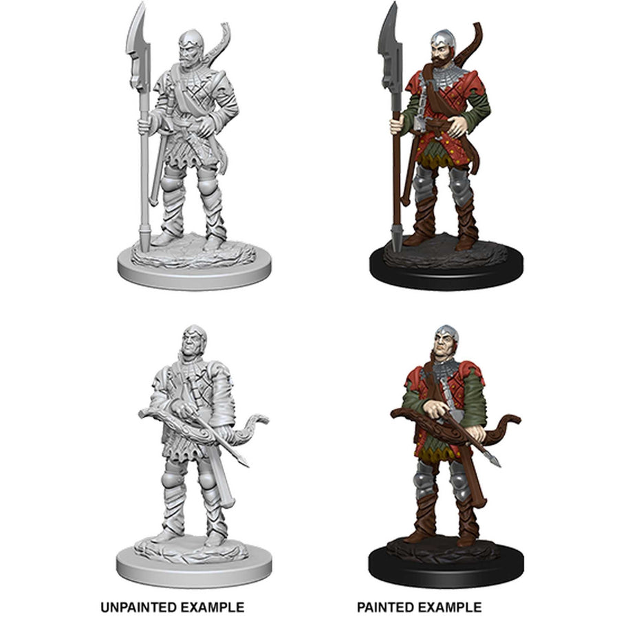 Pathfinder Deep Cuts Unpainted Miniatures: Town Guards