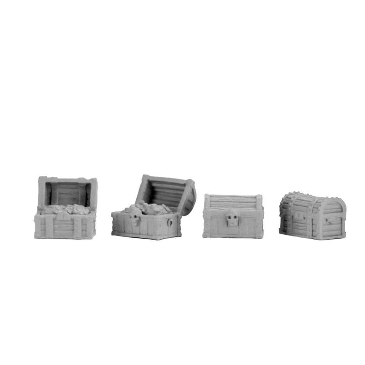 WizKids Deep Cuts Unpainted Miniatures Chests Miniatures Game Accessory