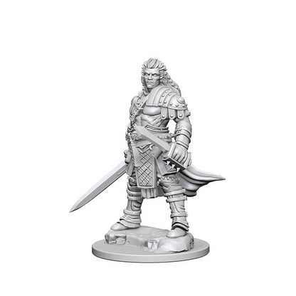 Human Male Fighter Pathfinder Deep Cuts Unpainted Miniatures W1 100DEEP Miniature Game by Wiz Kids 1