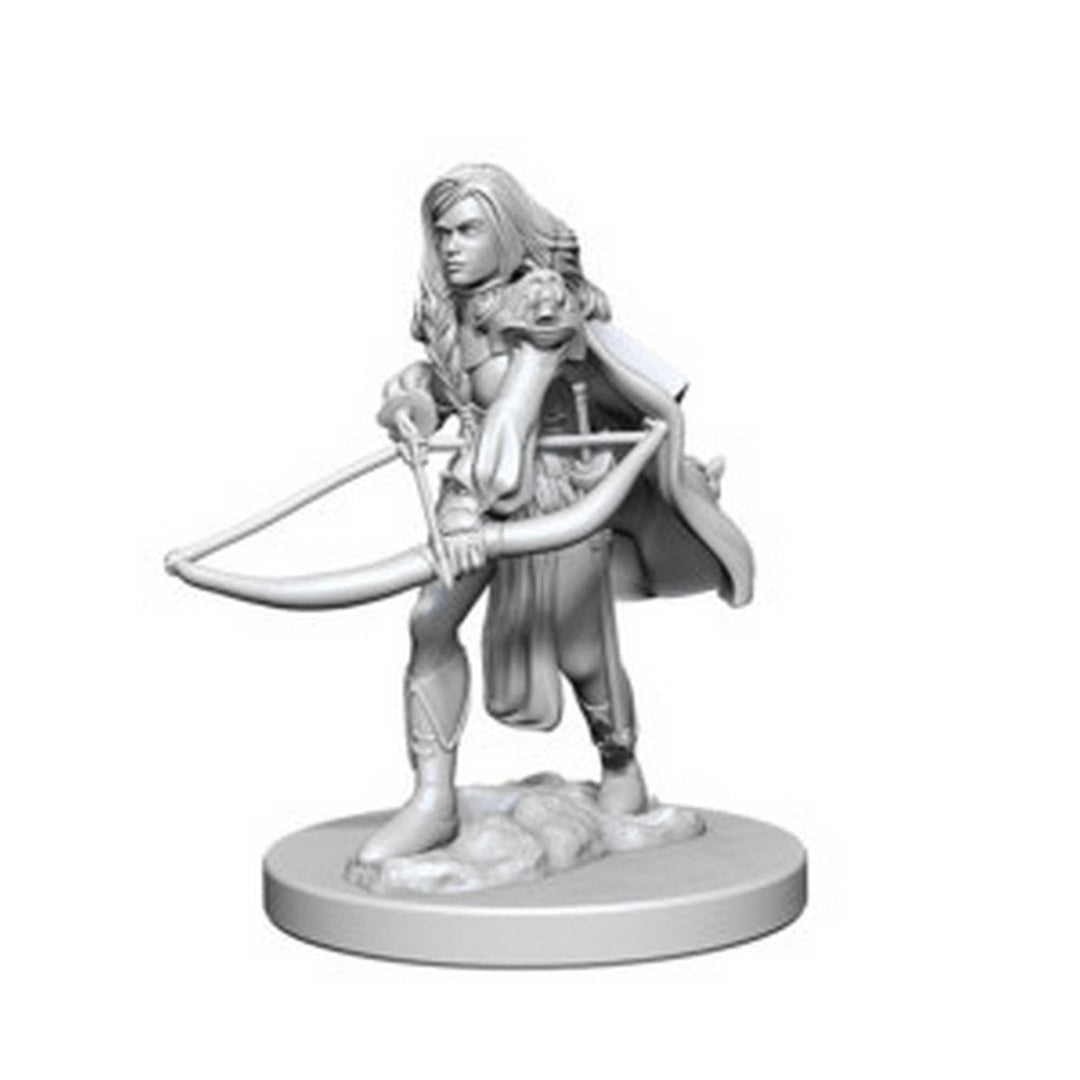 Pathfinder Deep Cuts Unpainted Miniatures: Human Female Fighter