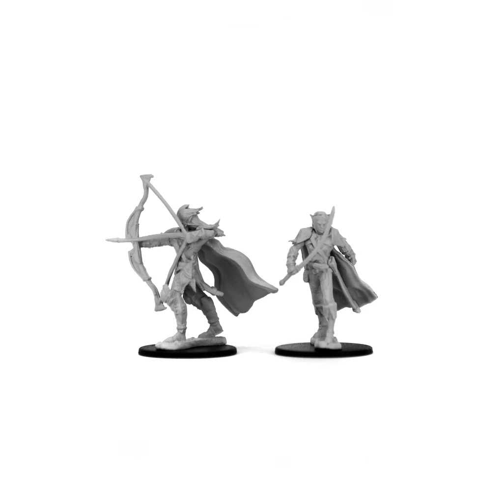 Pathfinder Deep Cuts Unpainted Miniatures Elf Male Fighter Miniatures Game Accessory