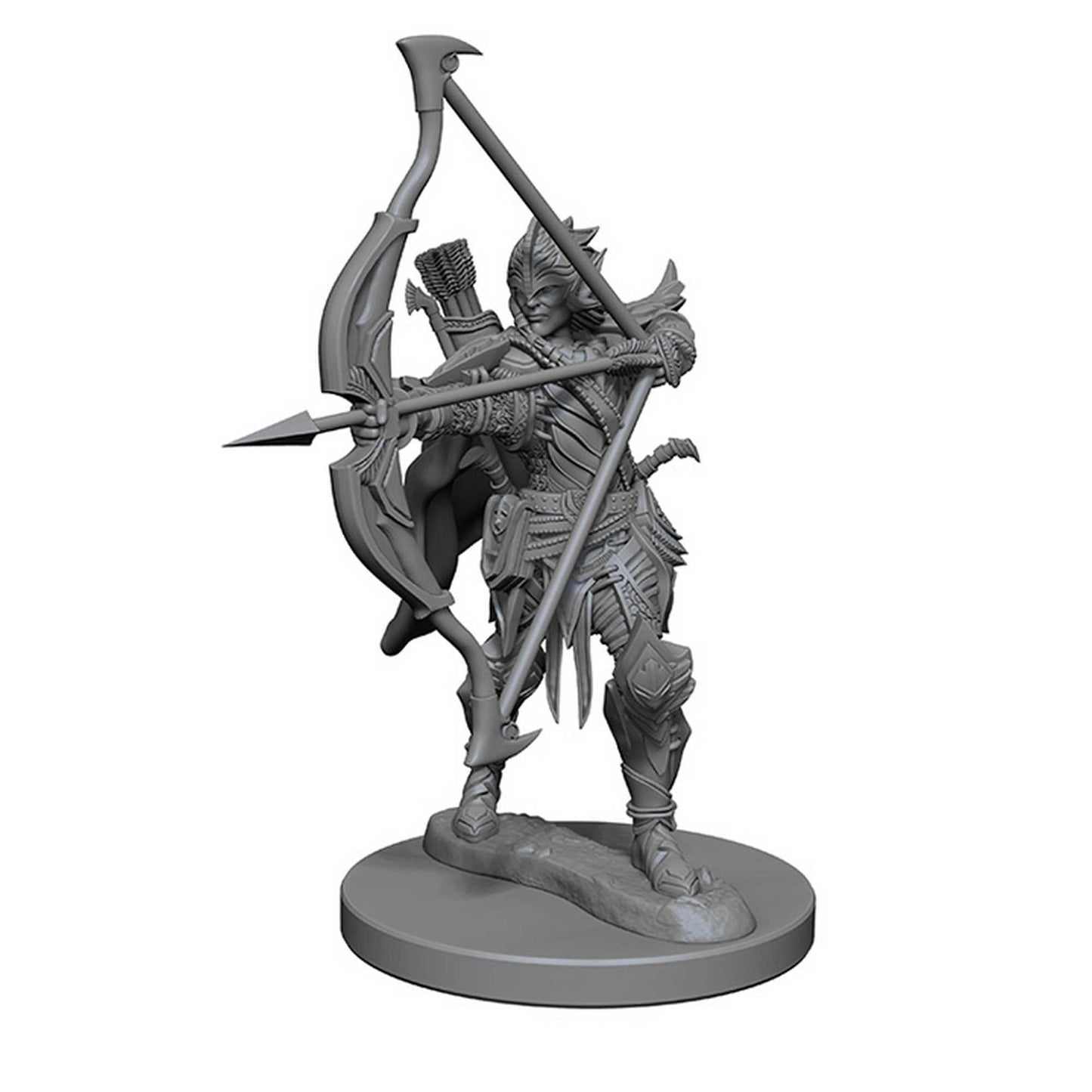 Pathfinder Deep Cuts Unpainted Miniatures: Elf Male Fighter 2