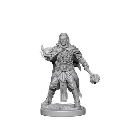 Pathfinder Deep Cuts Unpainted Miniatures: Human Male Cleric 1