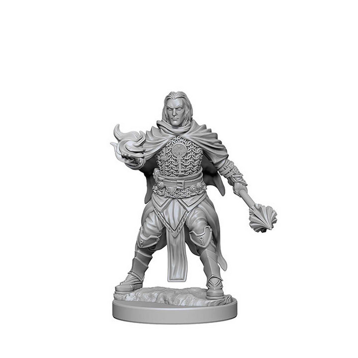 Pathfinder Deep Cuts Unpainted Miniatures: Human Male Cleric