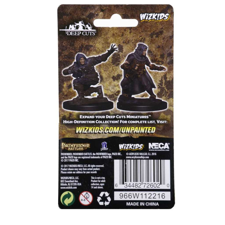 Pathfinder Deep Cuts Unpainted Miniatures Human Male Rogue Miniatures Game Accessory