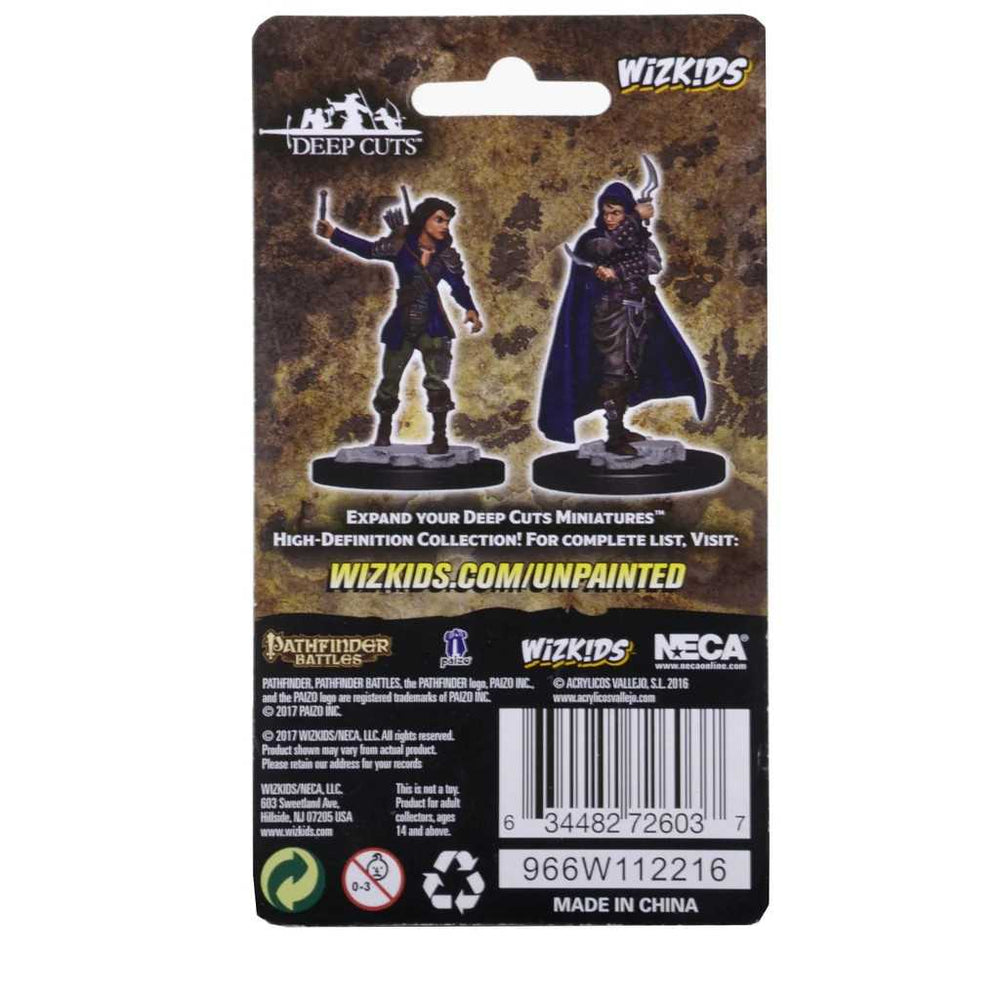 Pathfinder Deep Cuts Unpainted Miniatures Human Female Rogue Miniatures Game Accessory