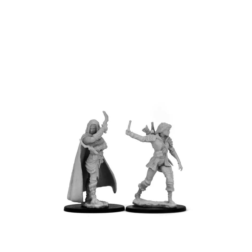 Pathfinder Deep Cuts Unpainted Miniatures Human Female Rogue Miniatures Game Accessory