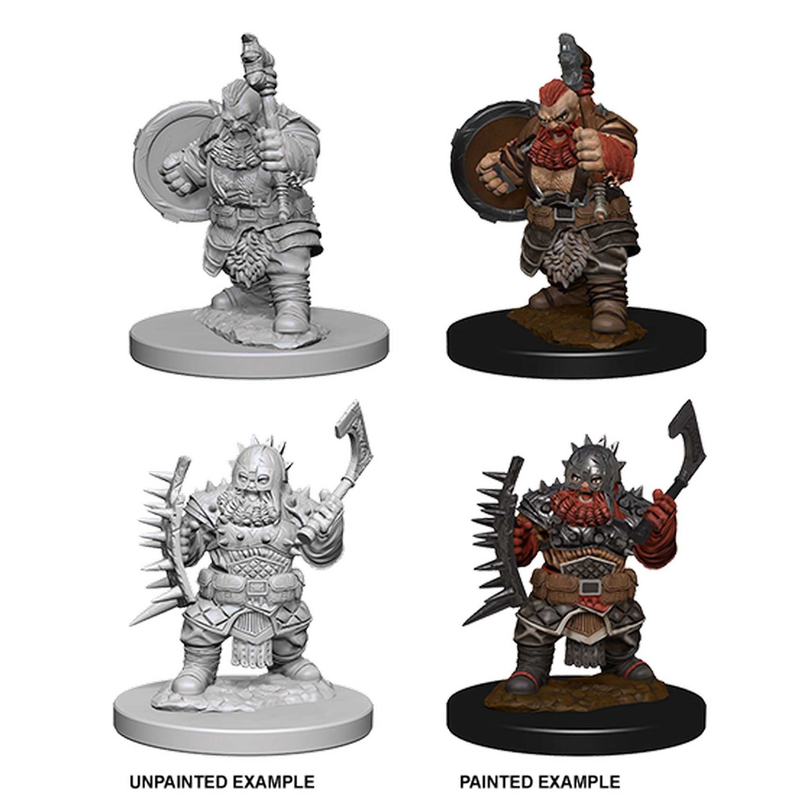 Pathfinder Deep Cuts Unpainted Miniatures: Dwarf Male Barbarian 1